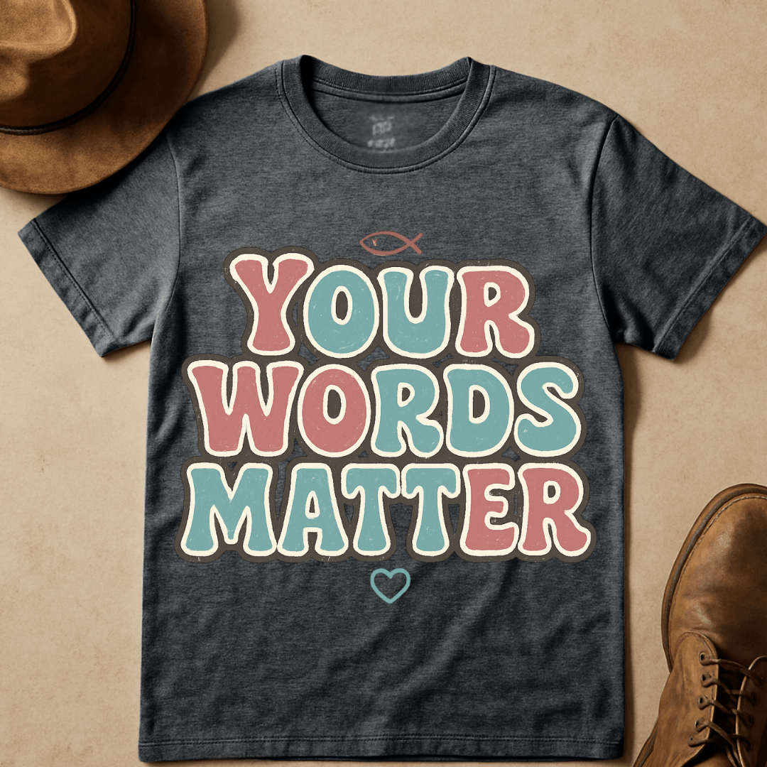 YOUR WORDS MATTER T-SHIRT