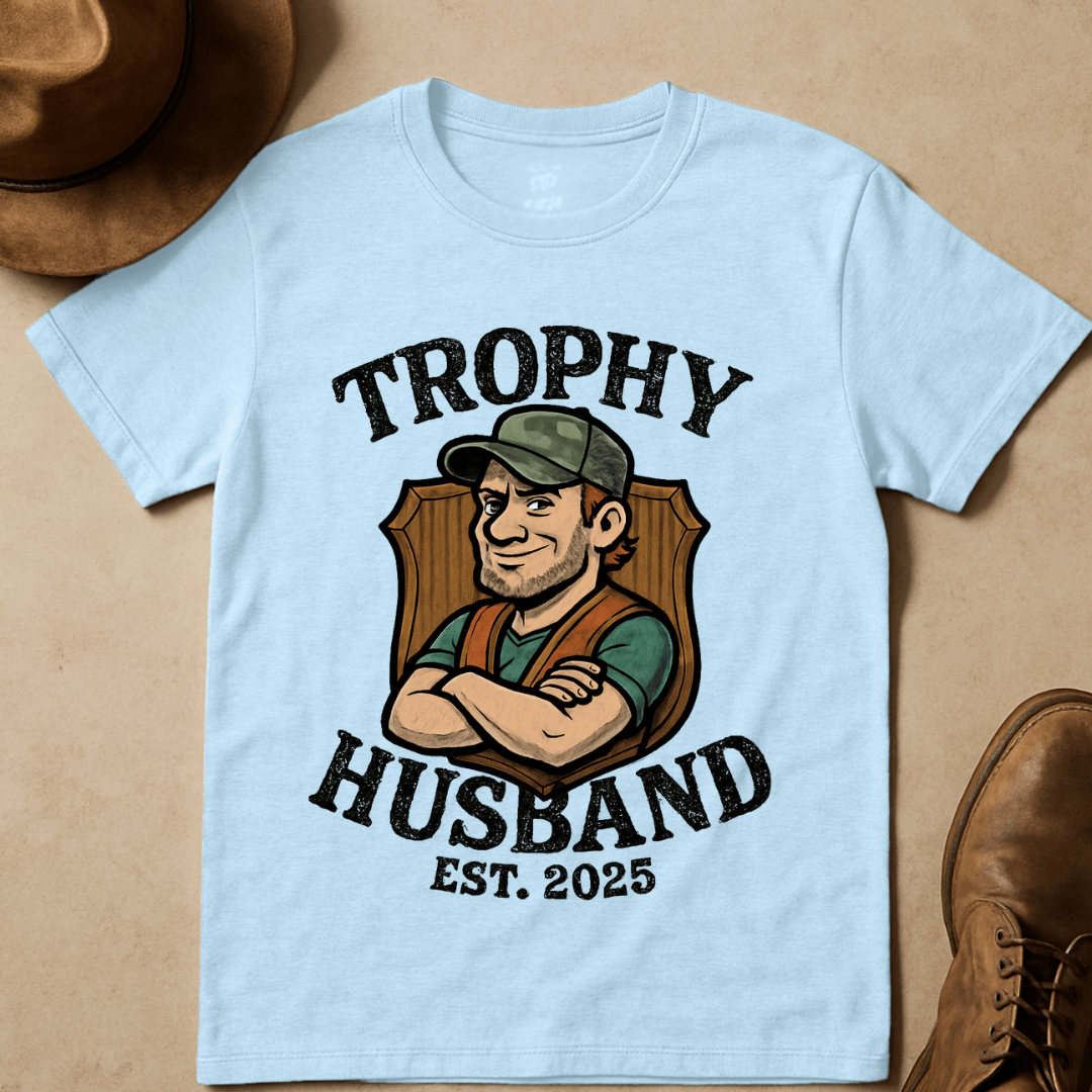 CONFIDENT HUNTER THROPY HUSBAND T-SHIRT