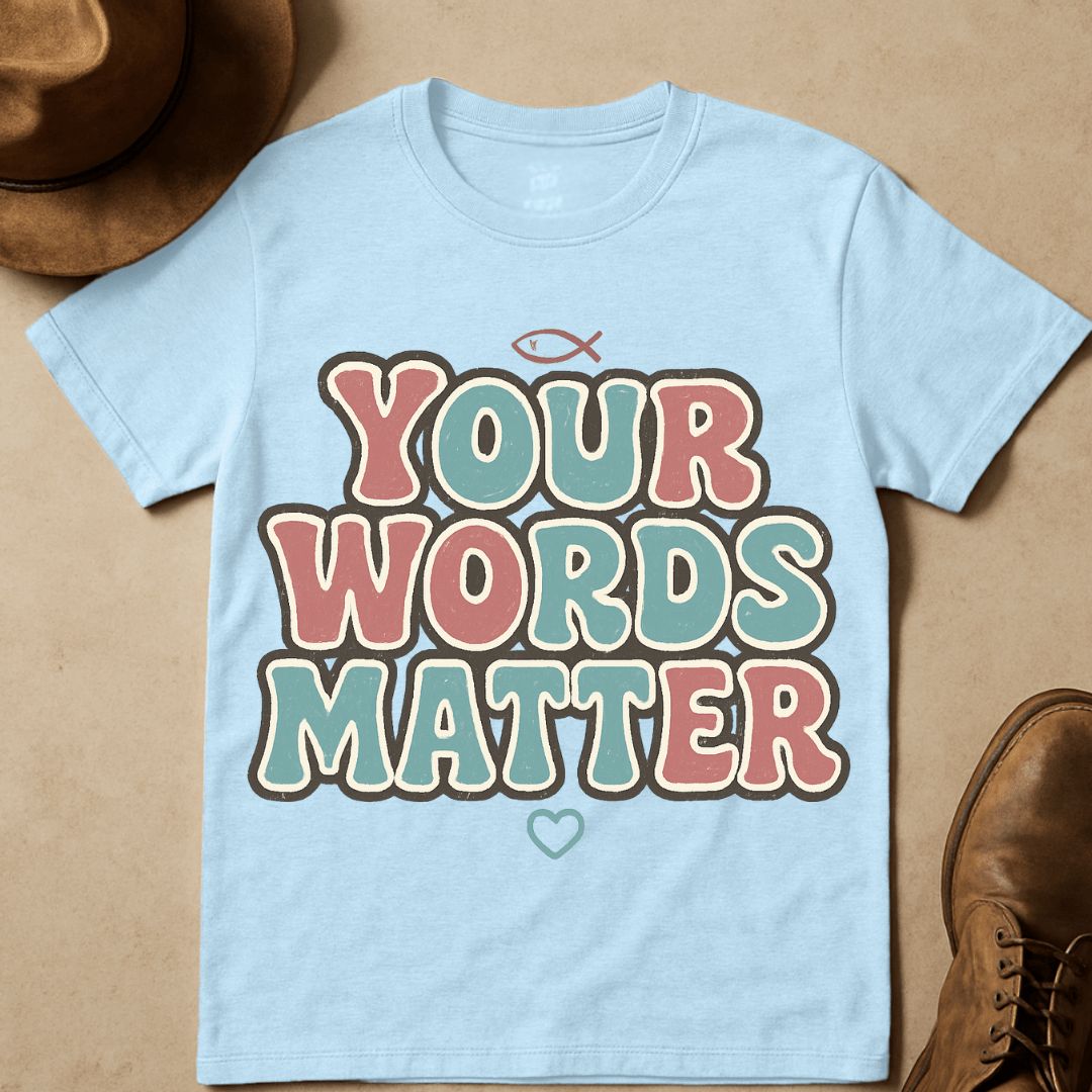 YOUR WORDS MATTER T-SHIRT