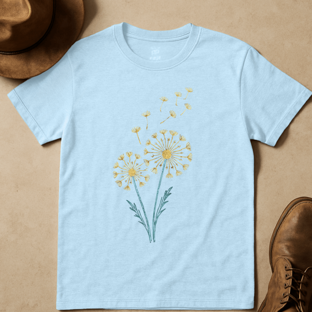 GOLDEN DANDELION T-SHIRT