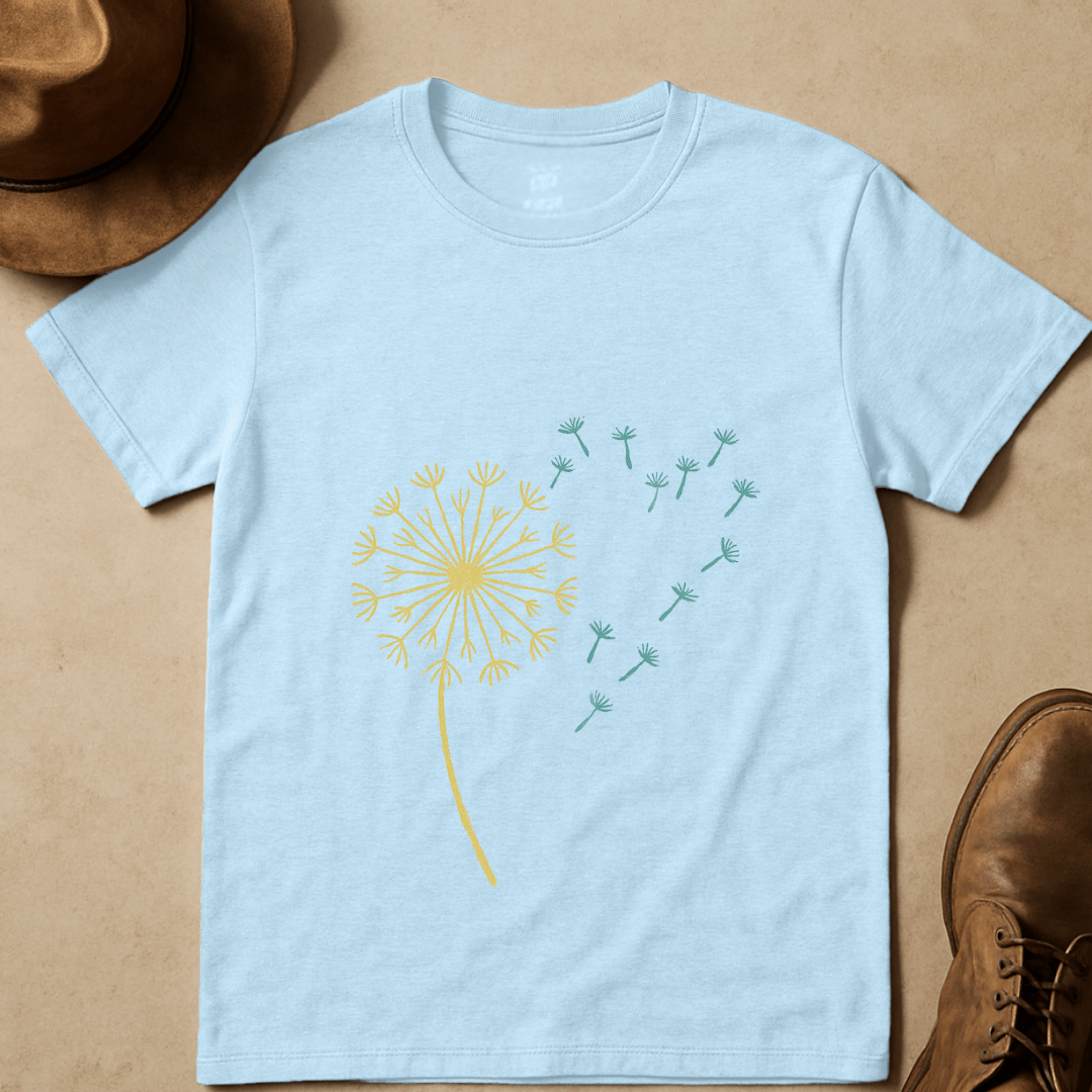 HEART DANDELION SEEDS T-SHIRT