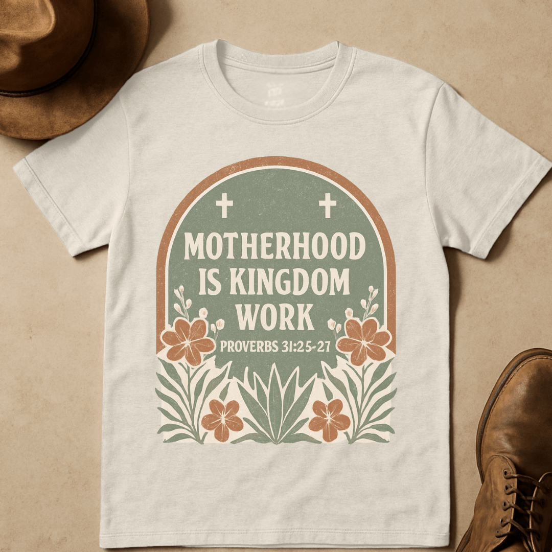MOTHERHOOD KINGDOM WORK T-SHIRT