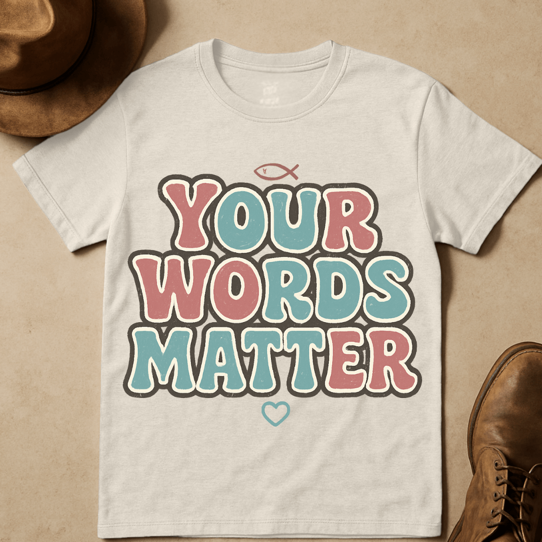 YOUR WORDS MATTER T-SHIRT