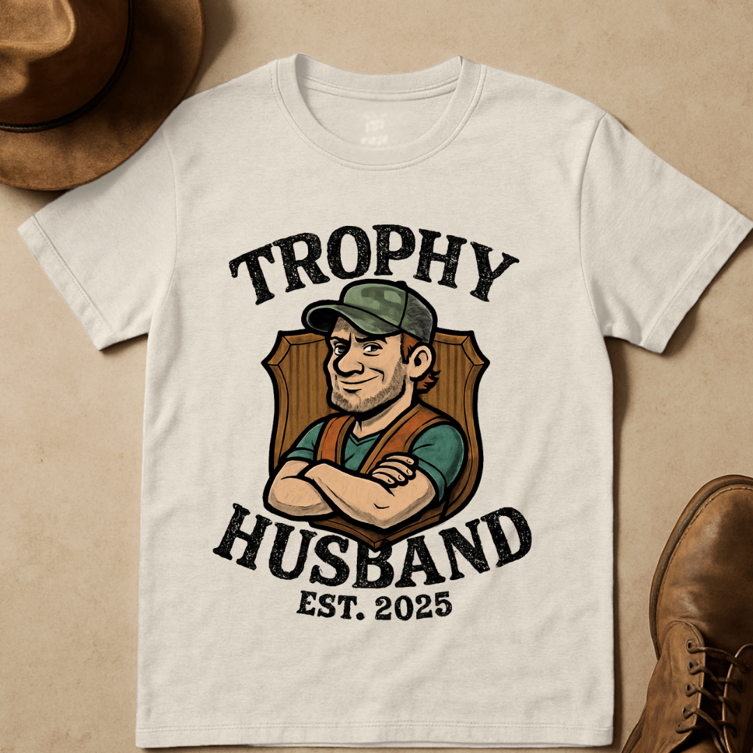 CONFIDENT HUNTER THROPY HUSBAND T-SHIRT