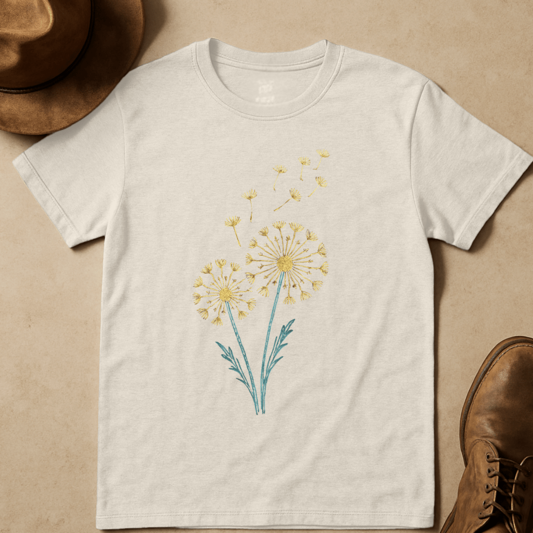 GOLDEN DANDELION T-SHIRT