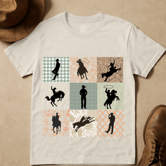 COWBOY QUILT T-SHIRT