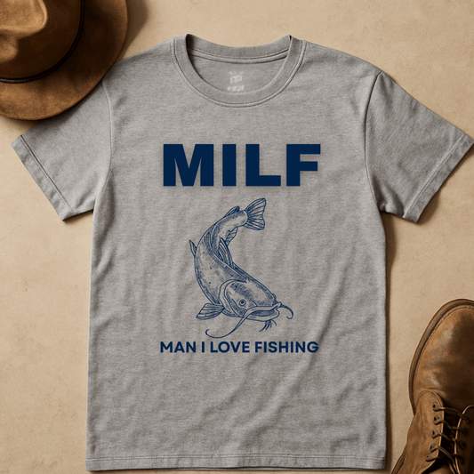 MAN I LOVE FISHING T-SHIRT
