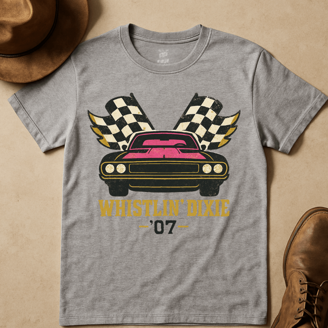 MUSCLE CAR WITH WINGS T-SHIRT