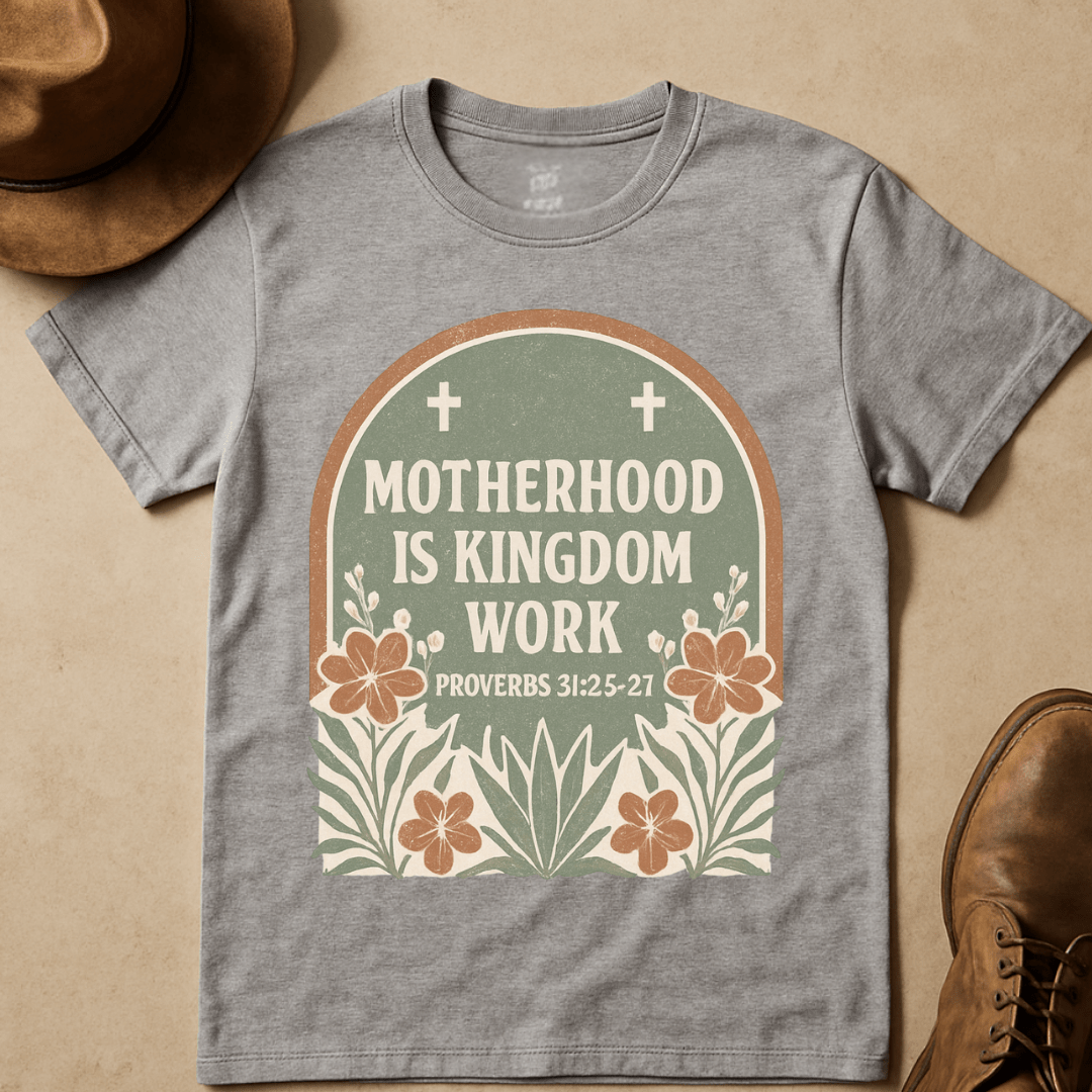 MOTHERHOOD KINGDOM WORK T-SHIRT