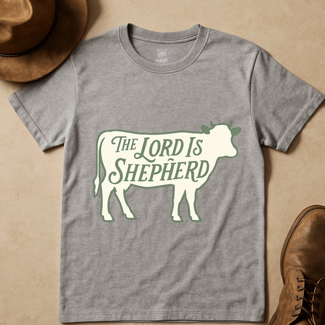 COW SILHOUETTE SHEPERD T-SHIRT