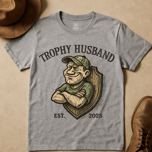 WOODCUT TROPHY HUSBAND-SHIRT