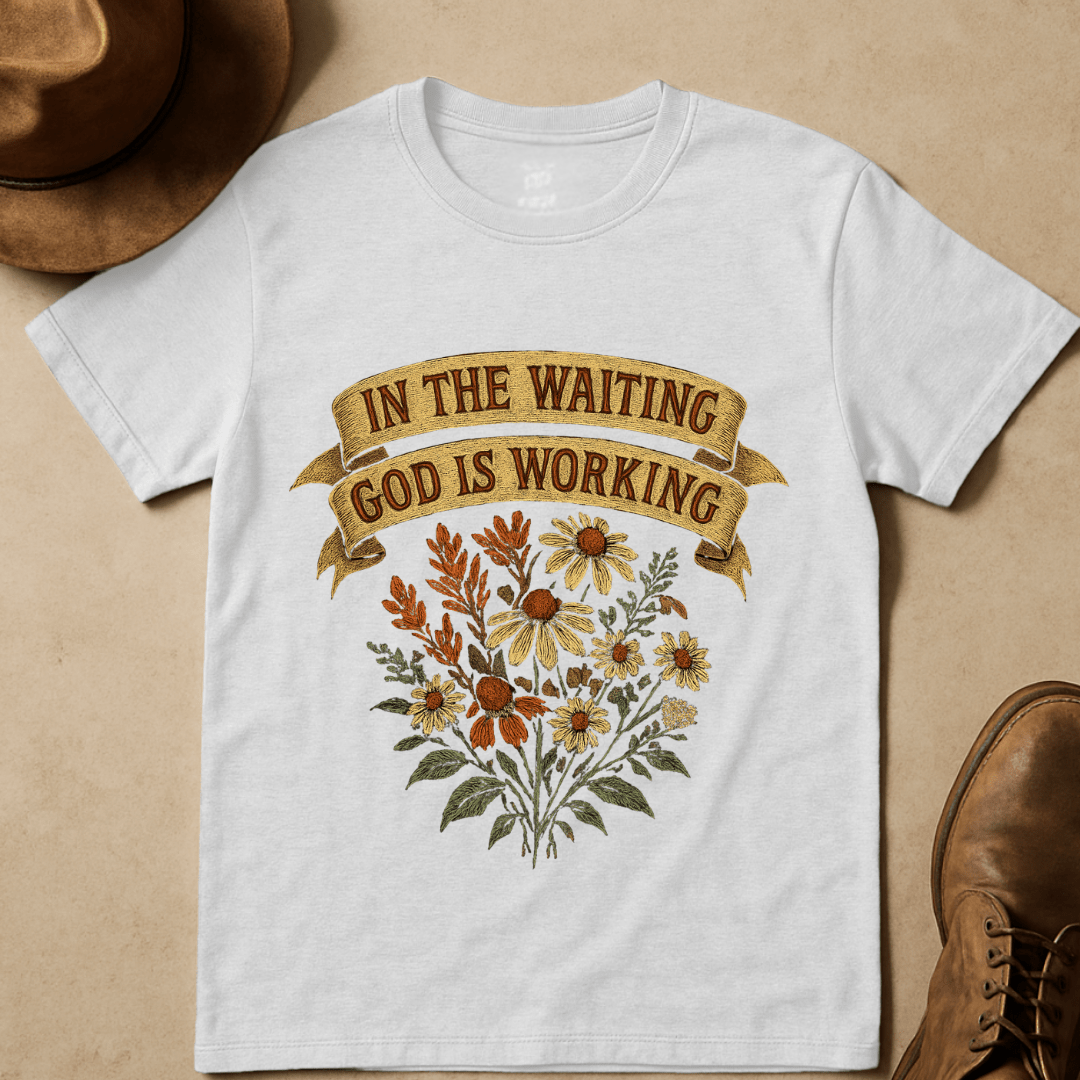 BOUQUET WESTERN RIBBION T-SHIRT