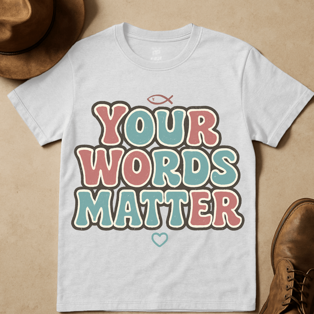 YOUR WORDS MATTER T-SHIRT