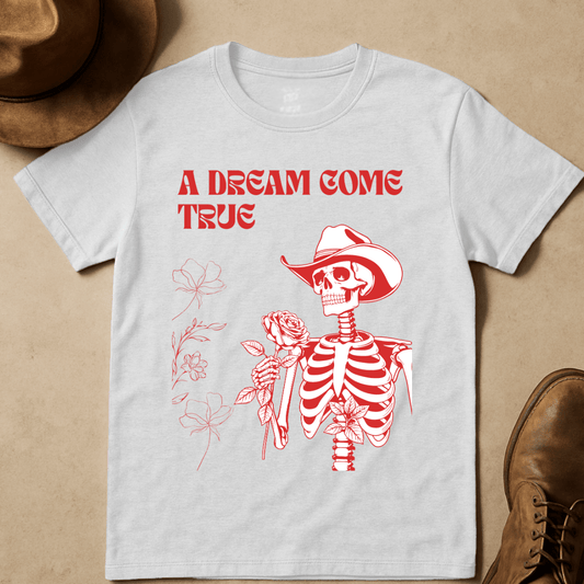 A DREAM COME TRUE RED T-SHIRT