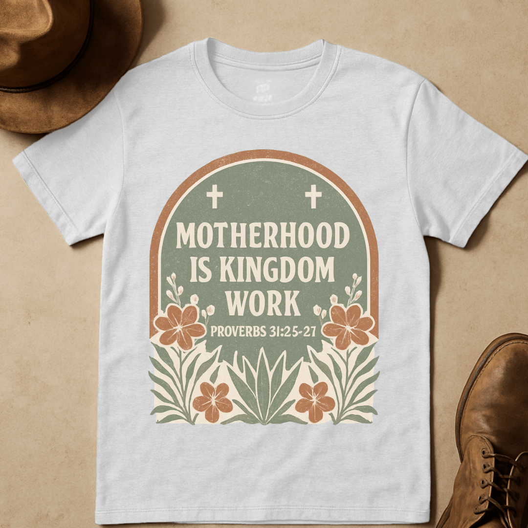 MOTHERHOOD KINGDOM WORK T-SHIRT