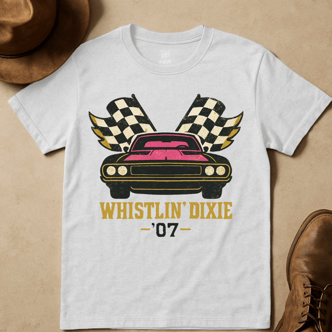 MUSCLE CAR WITH WINGS T-SHIRT