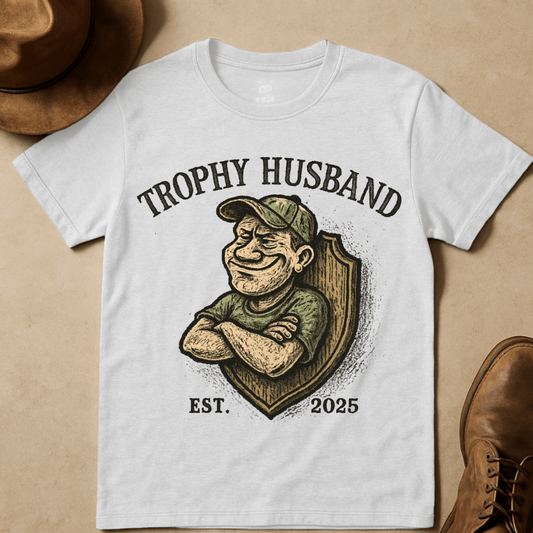 WOODCUT TROPHY HUSBAND-SHIRT