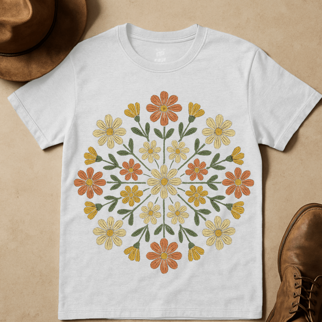 WILDFLOWER MANDALA T-SHIRT