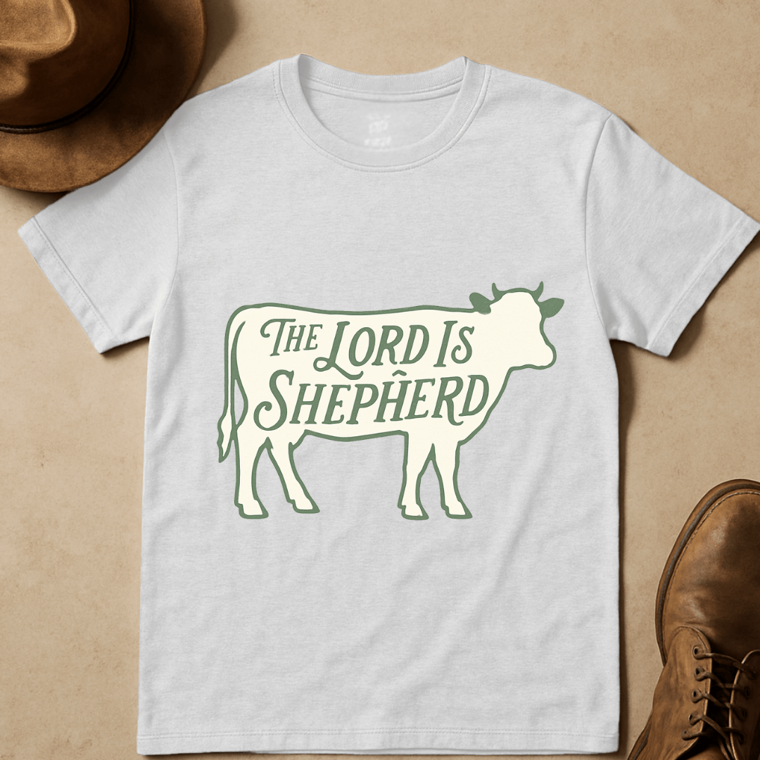 COW SILHOUETTE SHEPERD T-SHIRT