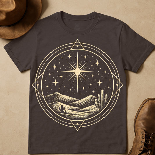 STILLNESS BENEATH THE SPIRAL T-SHIRT
