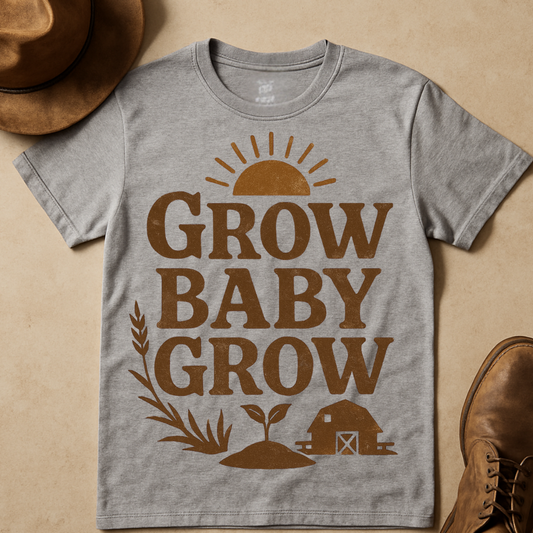 VINTAGE GROW BABY GROW T-SHIRT