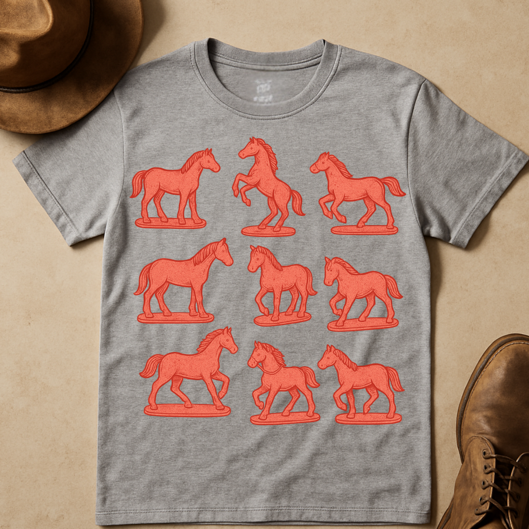 PLASTIC HORSES T-SHIRT