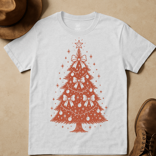 TALL RED TREE T-SHIRT