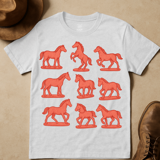 PLASTIC HORSES T-SHIRT