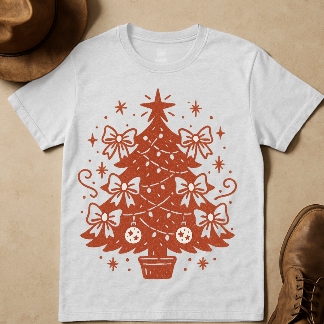 COQUETTE CHRISTMAS TREE T-SHIRT