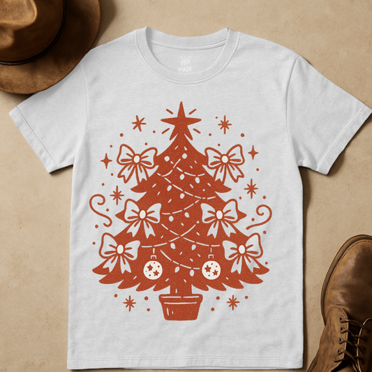 COQUETTE CHRISTMAS TREE T-SHIRT