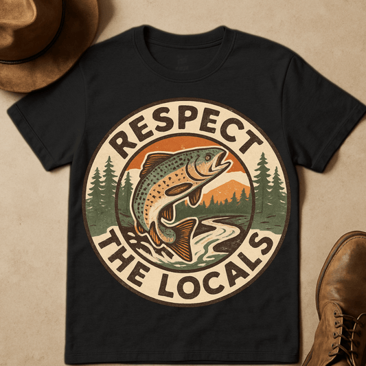 LEAPING TROUTS T-SHIRT