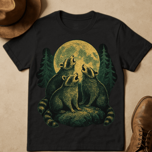 RACOON OF THREE T-SHIRT