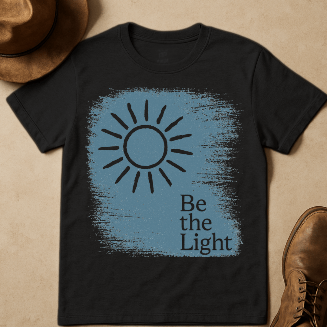 BE THE LIGHT SUNBURST T-SHIRT