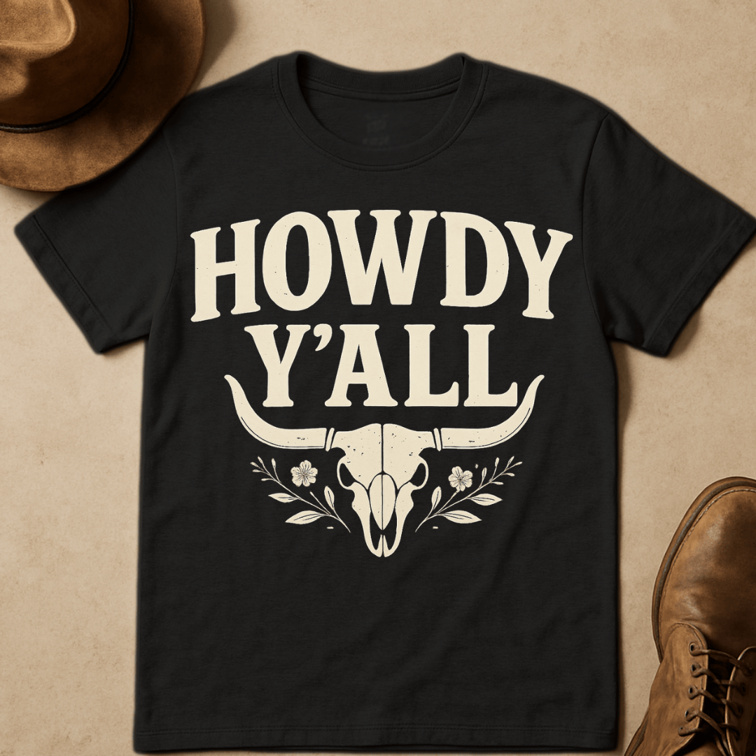 HOWDY Y'ALL T-SHIRT