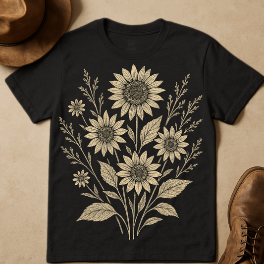 GOLDEN BLOOM MIX T-SHIRT