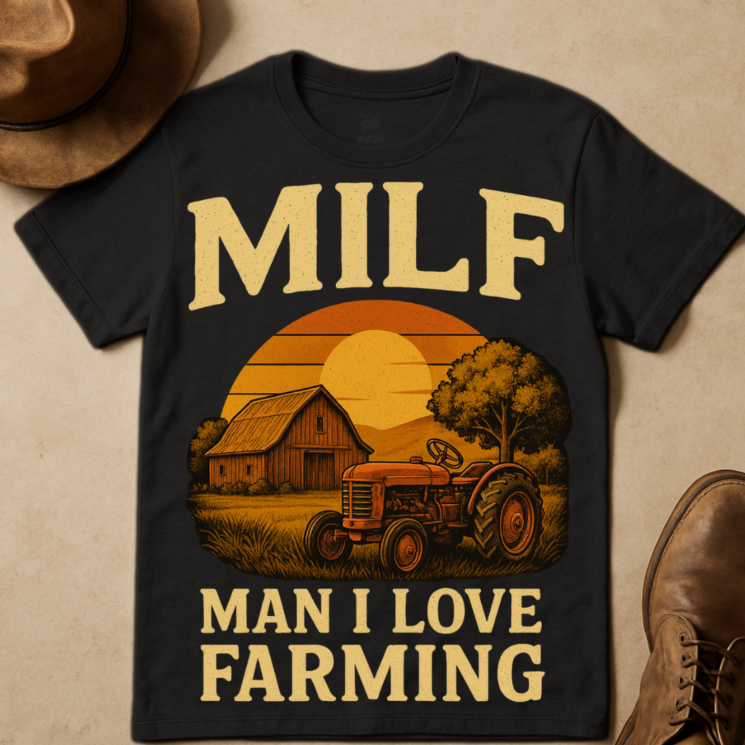 MAN I LOVE FARMING T-SHIRT