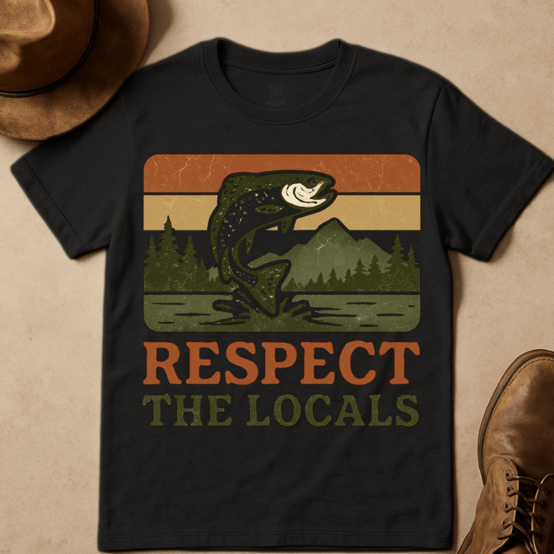 RETRO RESPECT THE LOCALS T-SHIRT
