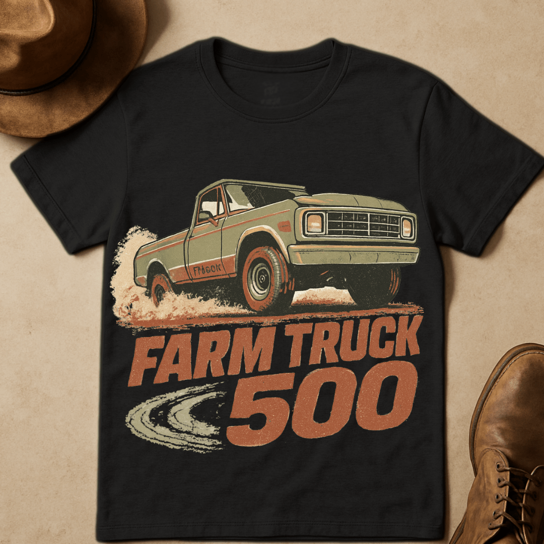 FARM TRUCK 500 DRIFT RACING T-SHIRT