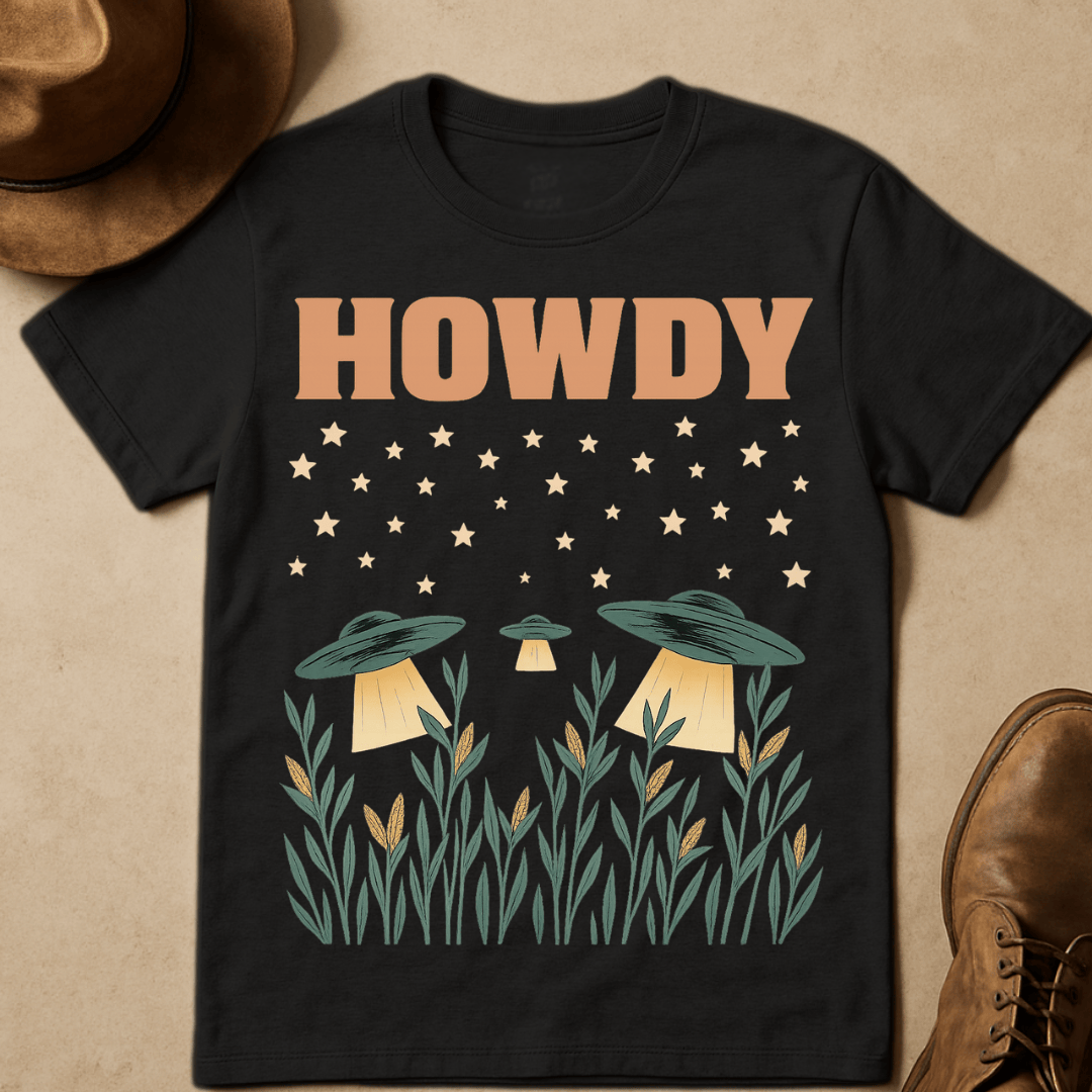HOWDY UFO T-SHIRT