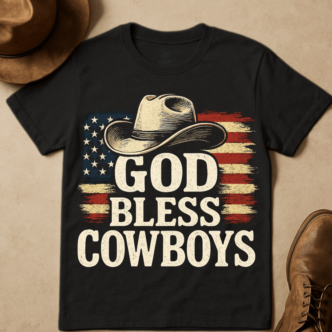 GODBLESS COWBOYS T-SHIRT