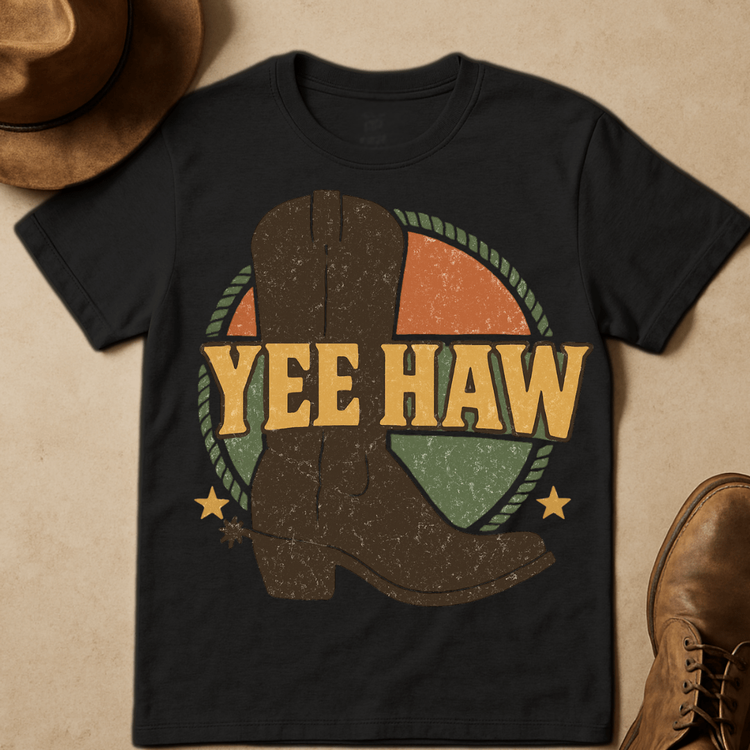 YEEHAW BOOT T-SHIRT