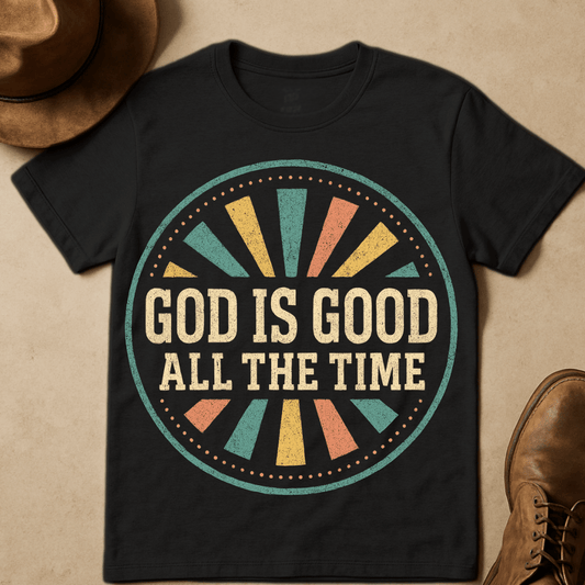 GOD IS GOOD SUNCOLORS T-SHIRT