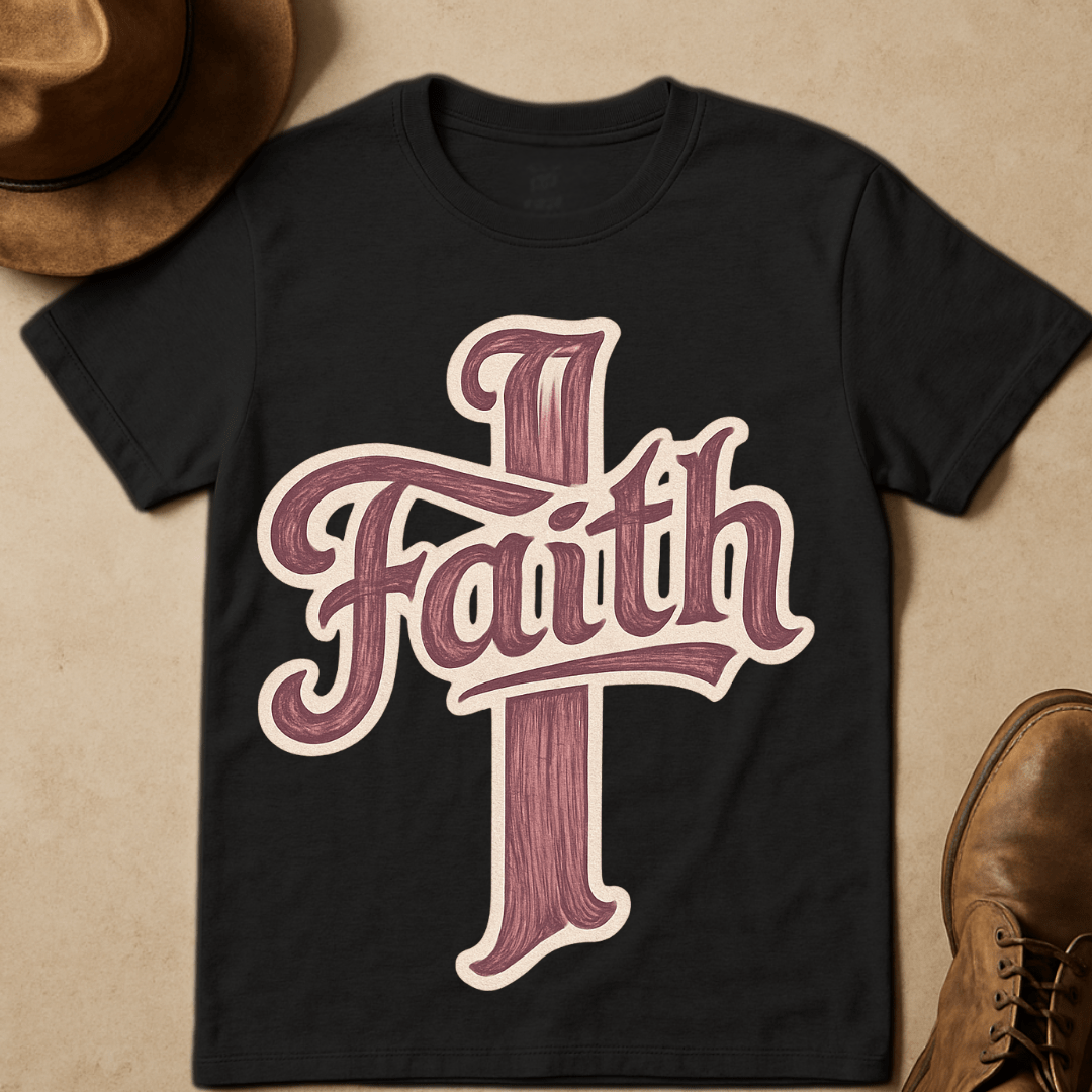 FAITH CROSS T-SHIRT