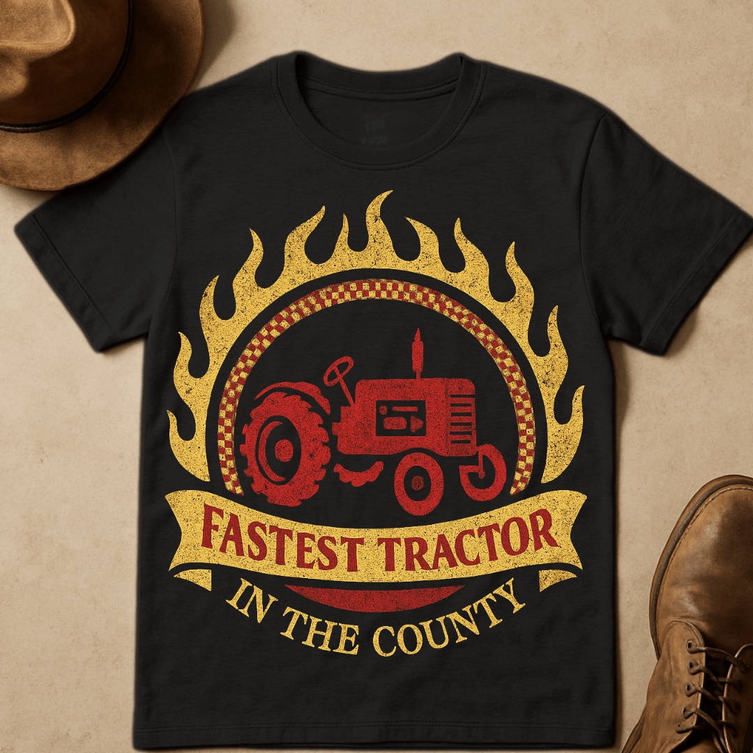 FASTEST TRACTOR COUNTY FAIR T-SHIRT