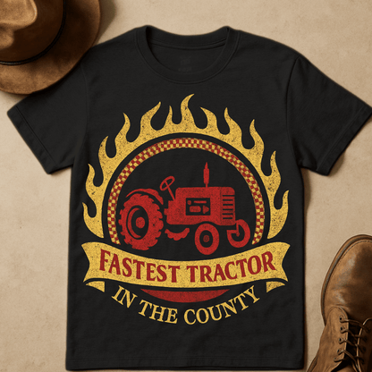 FASTEST TRACTOR COUNTY FAIR T-SHIRT