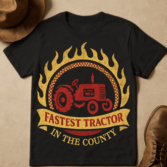 FASTEST TRACTOR COUNTY FAIR T-SHIRT