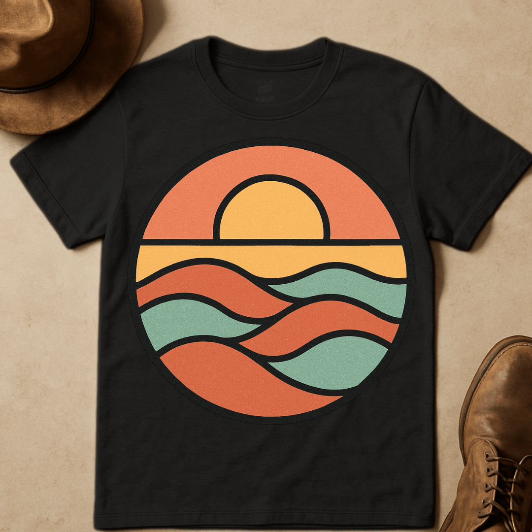 GROOVY SUNSET T-SHIRT