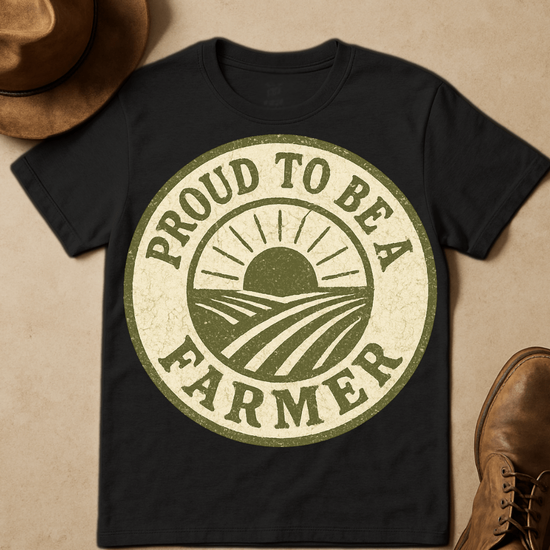 FARMER SUNRISE BADGE T-SHIRT