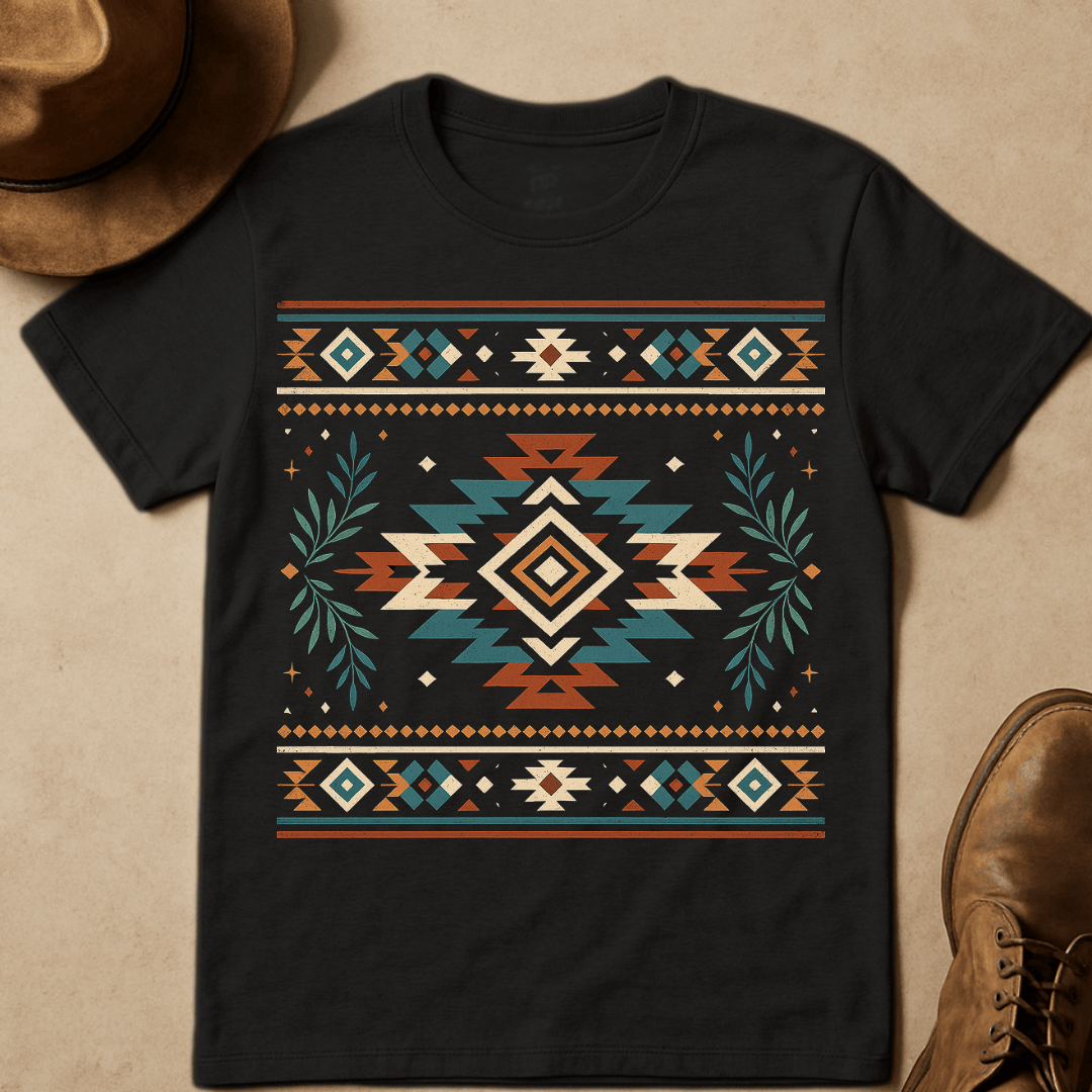 AZTEC PATTERN T-SHIRT