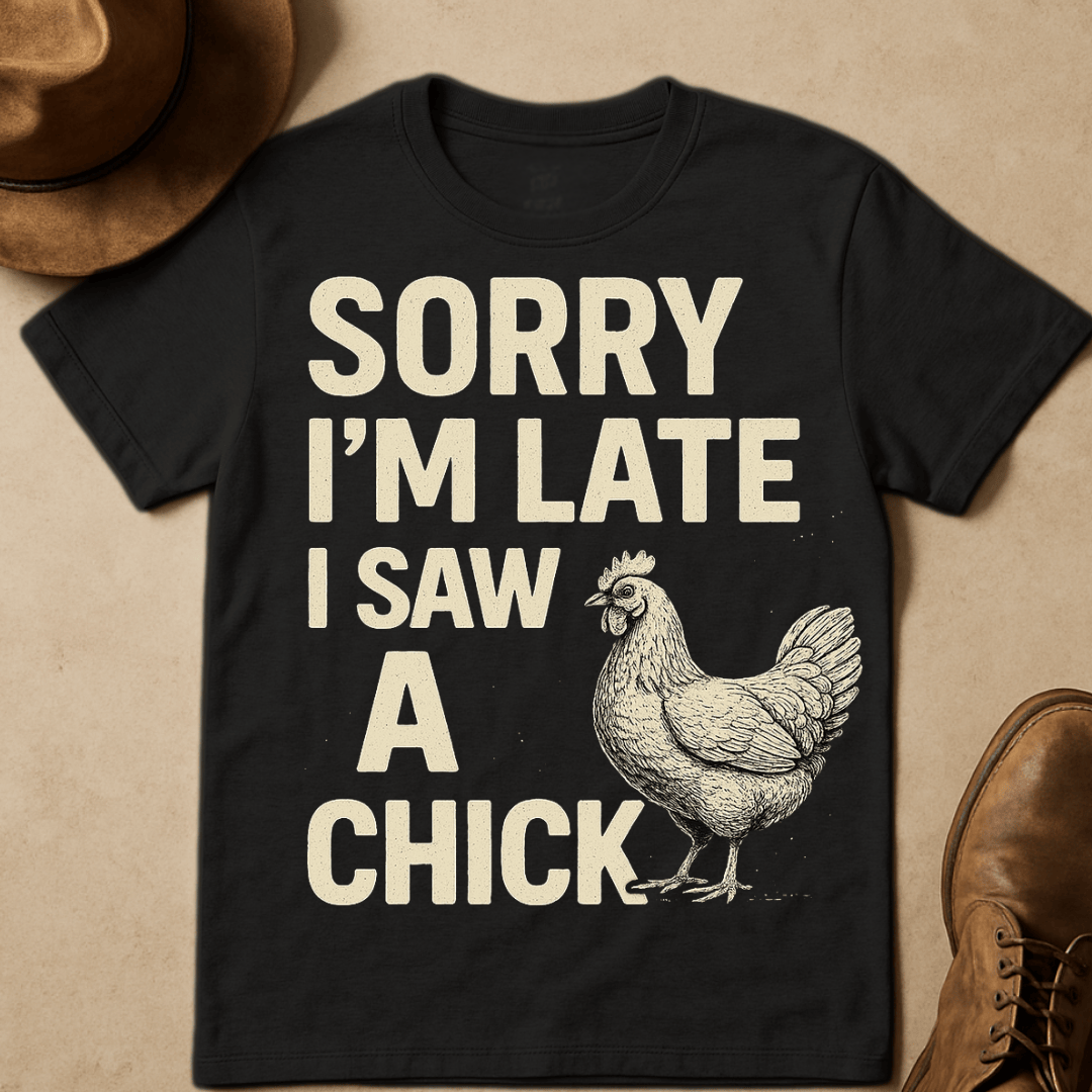SAW A CHICKEN T-SHIRT